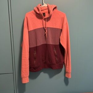 Zine hoodie with zipper front pocket - large